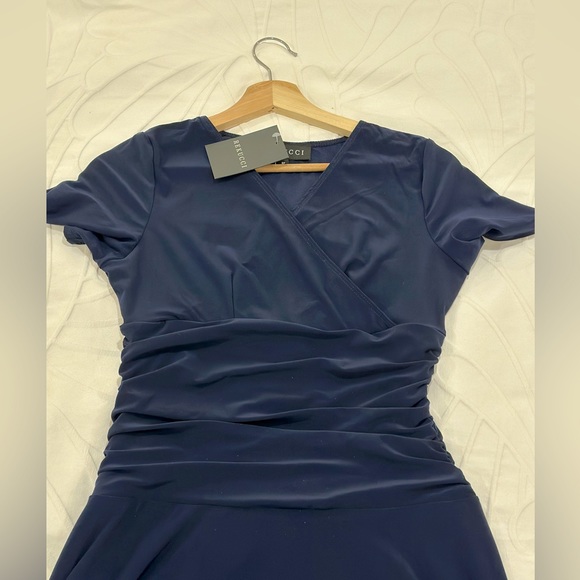 Blue dress BNWT fits like a size 4petit - Picture 8 of 9